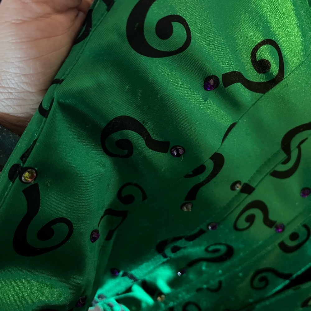 Green Riddler Corset Top - Picture 3 of 3